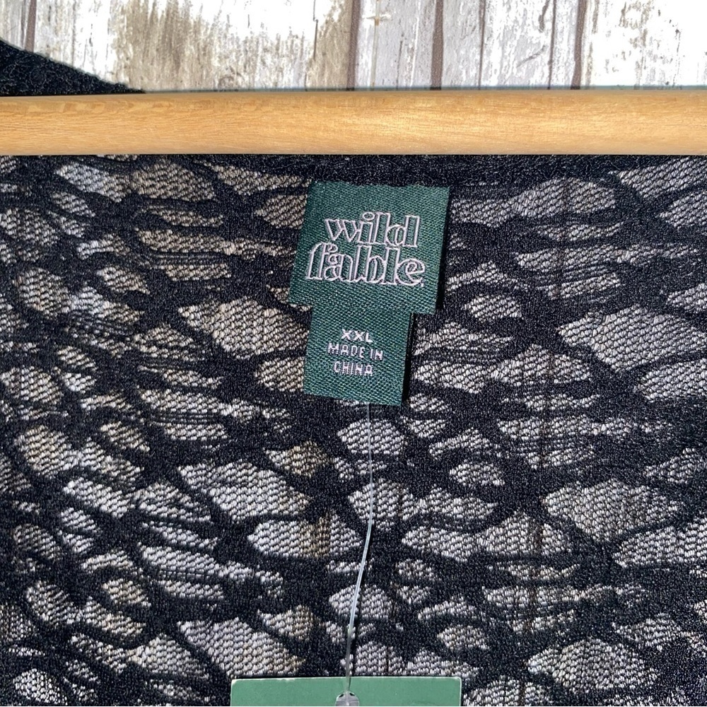 NWT Wild Fable Black Lace Bustier Top - Picture 7 of 7